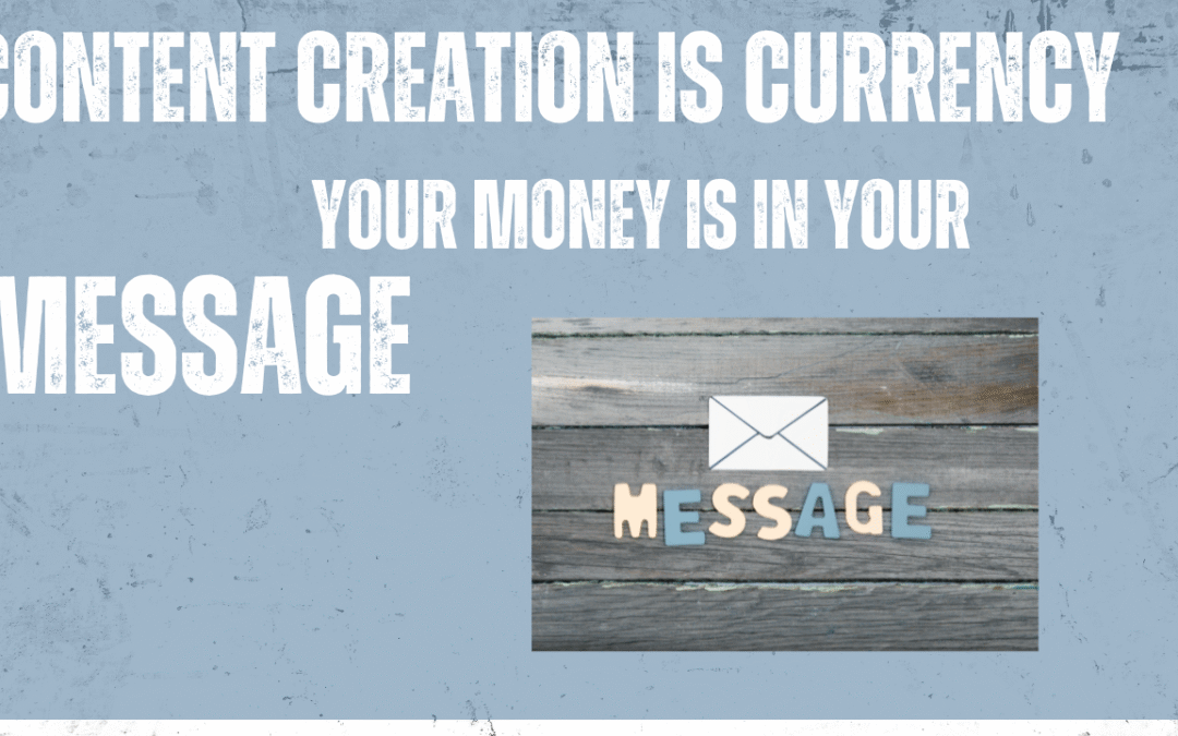 Your Money Is In Your Message